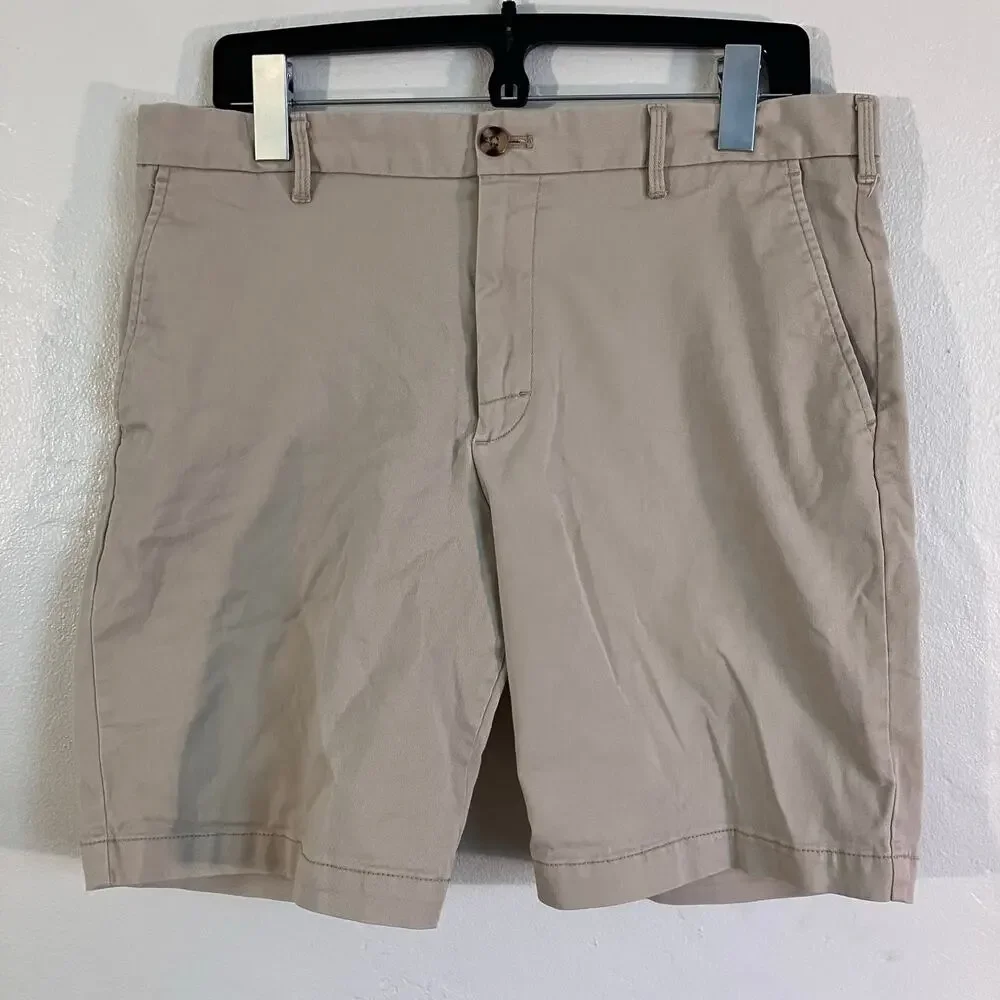 Izod Tan Chino Shorts Saltwater Stretch Men's‎ 34